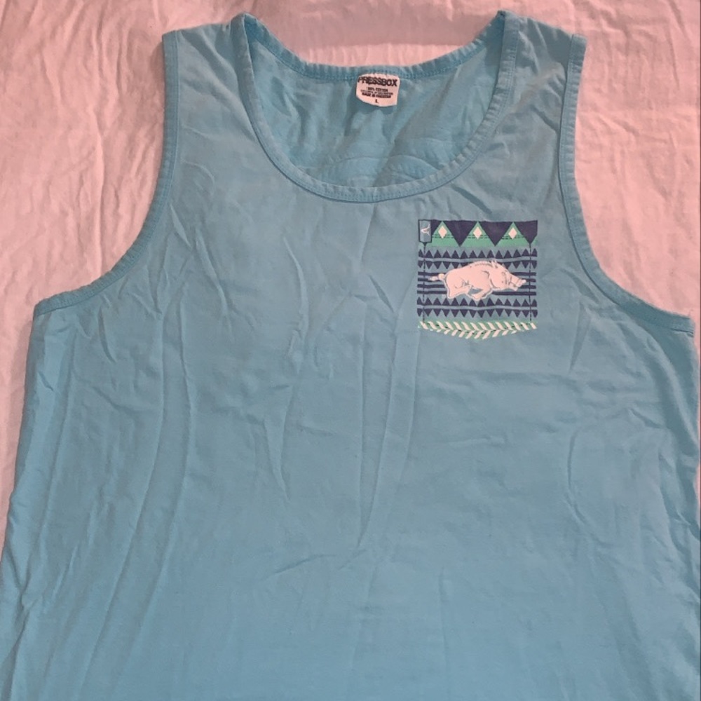 arkansas razorbacks tank top